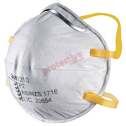 3M Cupped Particulate Respirator 8210, P2 Mask - Box of 20