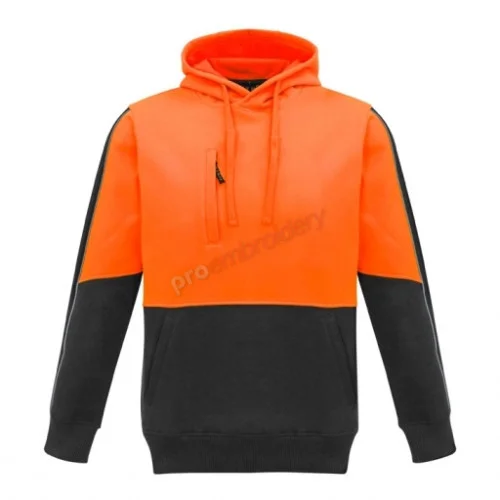 Unisex Hi Vis Pullover Hoodie - Zt484