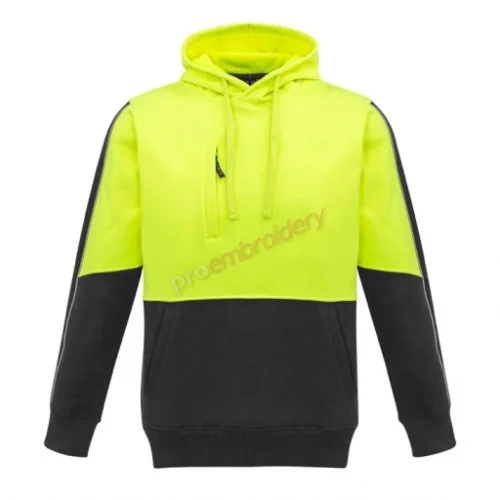 Unisex Hi Vis Pullover Hoodie - Zt484