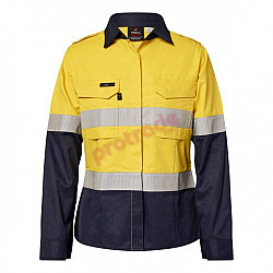 Ladies Hrc2 Openfront Shirt - Long Sleeves 