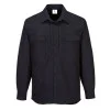 Utility Stretch Long Sleeve Shirt Black - Ms106