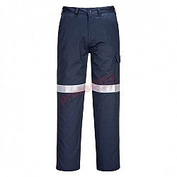 Flame Resistant Cargo Pants With Tape Navy - Mw701