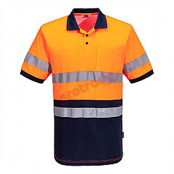 Hi-Vis Class D/N Contrast Polo shirt S/S - MP410