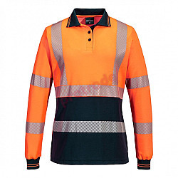 Hi-Vis Women's Cotton Comfort Polo Shirt L/S - ML212