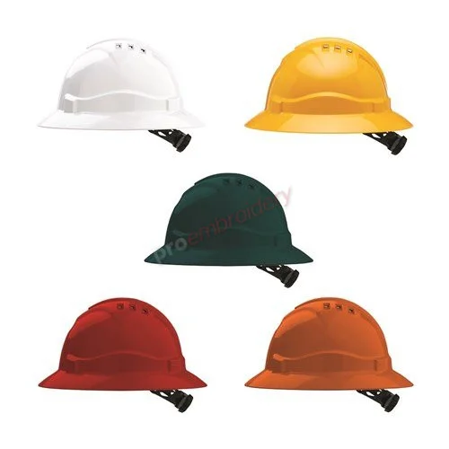 V6 Hard Hat Vented Full Brim Ratchet Harness HHV6FB