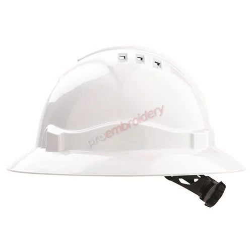 V6 Hard Hat Vented Full Brim Ratchet Harness HHV6FB