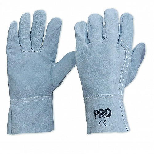 Grey Leather Heavy Duty Glove 7407 Leather Gloves