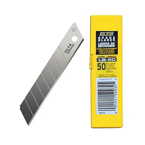 Olfa 18mm Large Snap Blades Tube Of 50