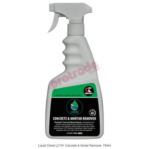Concrete & Mortar Remover Liquid Chisel Spray Bottle