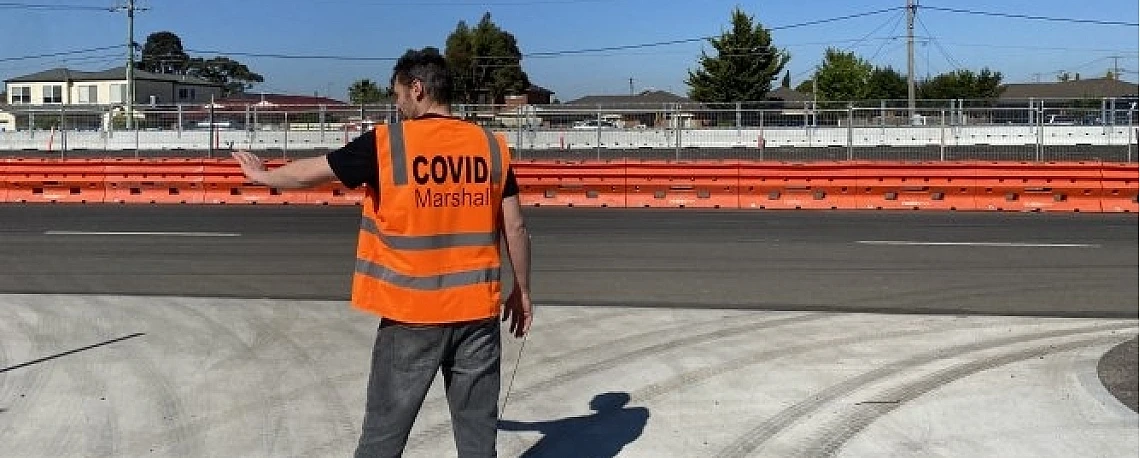 COVID - 19 Safety Marshal Vests COVID - 19 Safety Marshal Vests