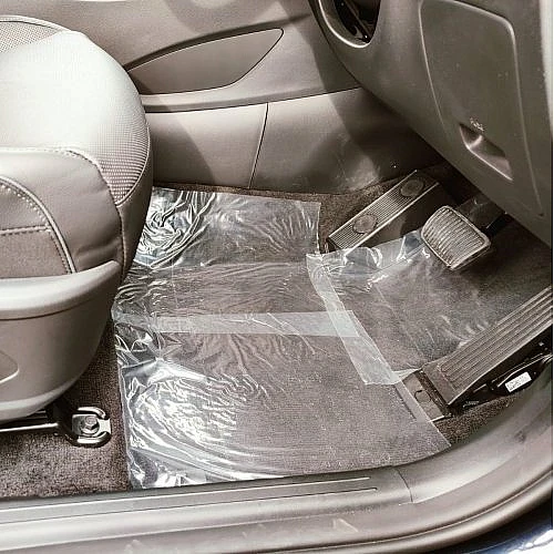 Handy Car Carpet Protection Film 320mm x 50M Roll - 125 Sheets Handy Car Carpet Protection Film 320mm x 50M Roll - 125 Sheets