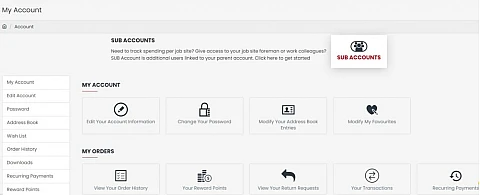 Sub Accounts Now Active