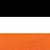Black/White/Orange