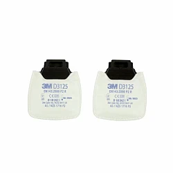 3M Secure Click Particulate Filter P2R, D3125 3M Secure Click Particulate Filter P2R, D3125