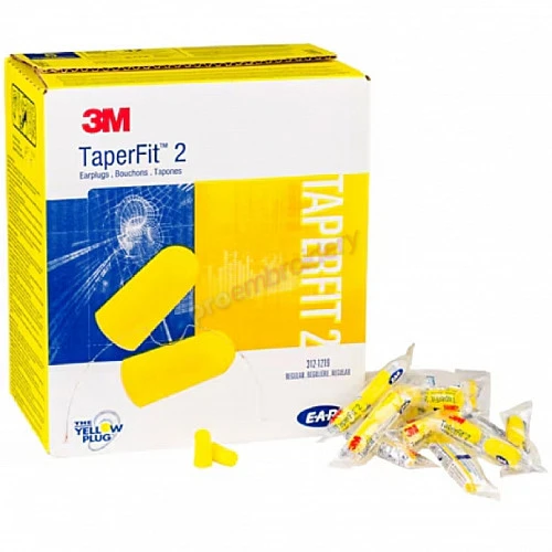 3M E-A-R TaperFit 2 Earplugs 312-1219, Uncorded Class 5