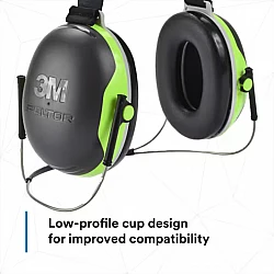 3M PELTOR X4 Earmuffs X4B, Behind-the-Head