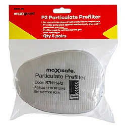 Maxiguard P2 Particulate Prefilter X 5 Pairs Maxiguard P2 Particulate Prefilter X 5 Pairs