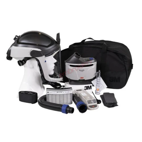 3M Versaflo CAPM-307 PAPR Kit TR-315A+, M-307 Helmet, M-940 Bracket, Charger 3M Versaflo CAPM-307 PAPR Kit TR-315A+, M-307 Helmet, M-940 Bracket, Charger