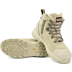 Bison Safety Boot Xt Ankle Lace Up With Zip 