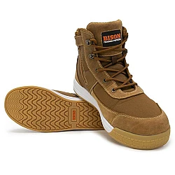 Dune Low Cut Zip Side Lace Up Safety Boot