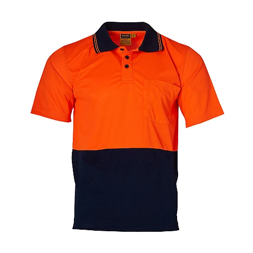 Hi Visibility Short Sleeve Cool dry Micro-Mesh Safety Polo Hi Visibility Short Sleeve Cool dry Micro-Mesh Safety Polo