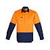 Mens Closed Front Long Sleeve Shirt