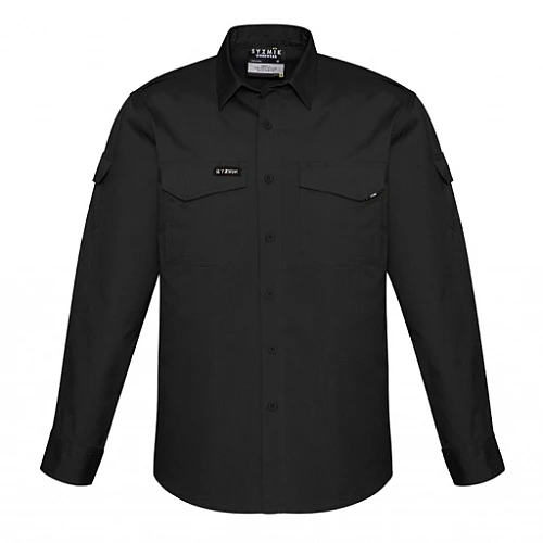 Syzmik Mens Rugged Cooling Long Sleeve Shirt - ZW400 Syzmik Mens Rugged Cooling Long Sleeve Shirt - ZW400