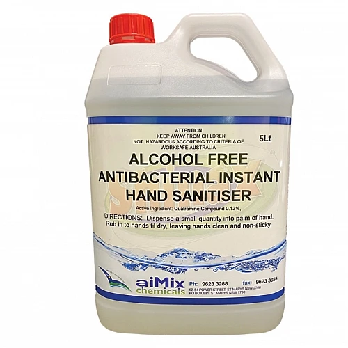 AIMIX Alcohol Free Antibacterial Instant Hand Sanitiser AIMIX Alcohol Free Antibacterial Instant Hand Sanitiser