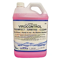 Virocontrol Disinfect Sanitise Cleaning Solution 5 Litre Virocontrol Disinfect Sanitise Cleaning Solution 5 Litre