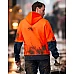 Hi Vis Two Tone Water Resistant Fleece Hoodie SW91