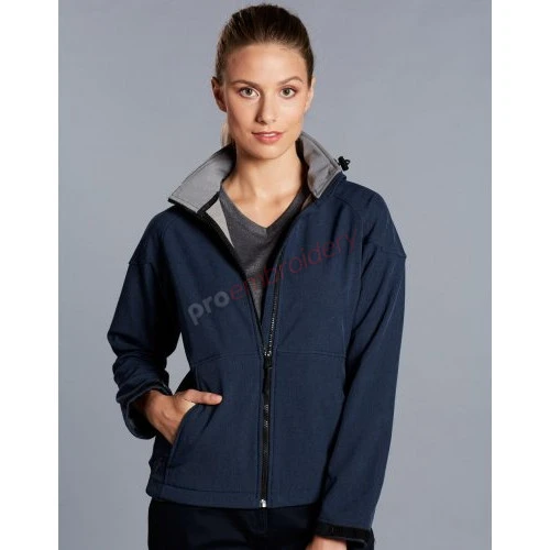 Ladies Aspen Softshell Hood Jacket Jk34 Ladies Aspen Softshell Hood Jacket Jk34