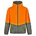 UNISEX HI VIS MODERN STYLING HOODED PUFFER JACKET
