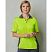 Unisex Hi Vis Bamboo Charcoal Vented Ss Polo - Sw79