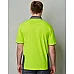 Unisex Hi Vis Bamboo Charcoal Vented Ss Polo - Sw79