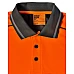 Unisex Hi Vis Bamboo Charcoal Vented Ss Polo - Sw79