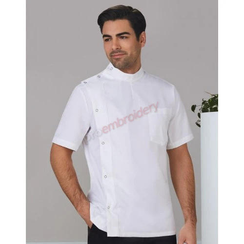 Men's Stud Front Short Sleeve Jacket M7636 Men's Stud Front Short Sleeve Jacket M7636