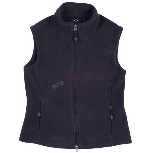 Ladies Diamond Fleece Vest Pf10