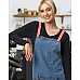 East Village Denim Bib Apron Ap09