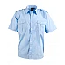 Unisex Epaulette Short Sleeve Shirt
