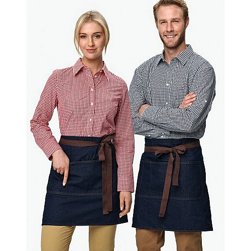 East Village Half Denim Apron Ap10 East Village Half Denim Apron Ap10