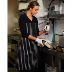 Hospitality Bib Stripe Apron Ap04 Hospitality Bib Stripe Apron Ap04
