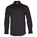 Men's Dobby Stripe Long Sleeve Shirt M7132