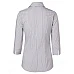 Women's Ticking Stripe 3/4 Sleeve Shirt M8200q