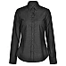 Ascot Ladies Long Sleeve Dot Jacquard Stretch Shirt M8400l