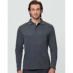 Men's Lucky Bamboo Long Sleeve Polo Ps89 Men's Lucky Bamboo Long Sleeve Polo Ps89