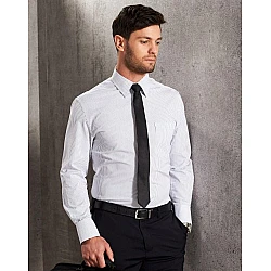 Men's Ticking Stripe Long Sleeve Shirt M7200l