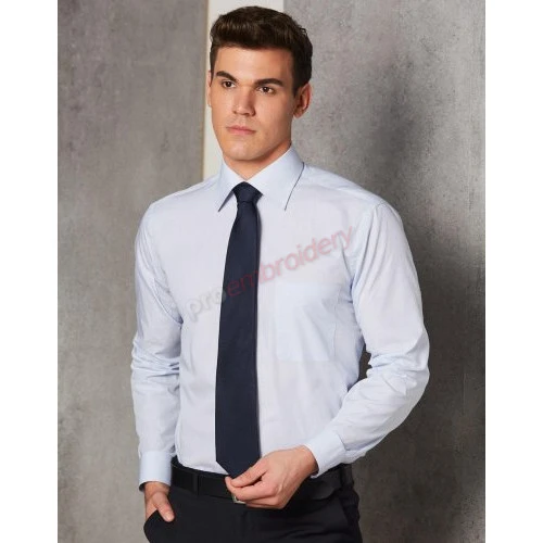 Men’s Mini Check Premium Cotton Long Sleeve Shirt M7362 Men’s Mini Check Premium Cotton Long Sleeve Shirt M7362