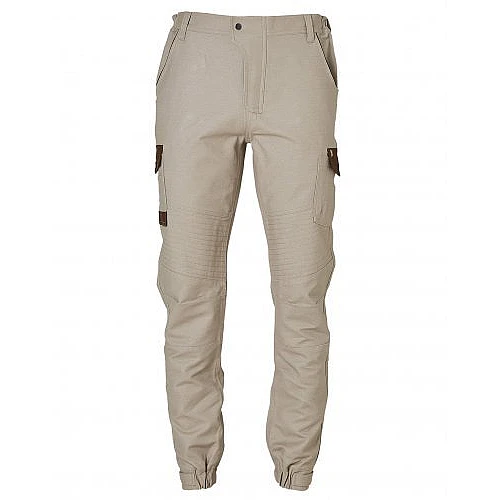 Mens Stretch Cargo Work Pants With Design Panel Treatment Mens Stretch Cargo Work Pants With Design Panel Treatment