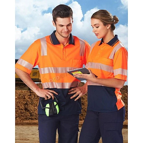 Unisex Truedry Biomotion Segmented SS Safety Polo SW73 Unisex Truedry Biomotion Segmented SS Safety Polo SW73