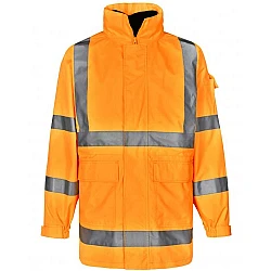 Unisex Vic Rail Hi Vis Safety Jacket Unisex Vic Rail Hi Vis Safety Jacket
